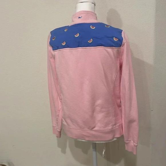 Vineyard vines light pink watermelon quarter zip - Picture 9 of 15